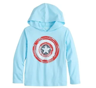 Buy Jumping Beans Marvel Captain American Hoodie Size 5 • 11.80£