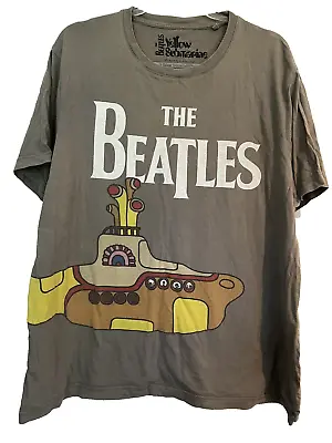 Buy Vintage The Beatles Yellow Submarine 2012 Shirt Band Rock Pop Classic Liverpool  • 20£