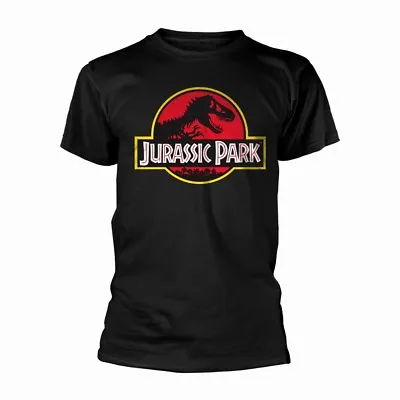 Buy JURASSIC PARK - LOGO - Black T-Shirt • 16.32£