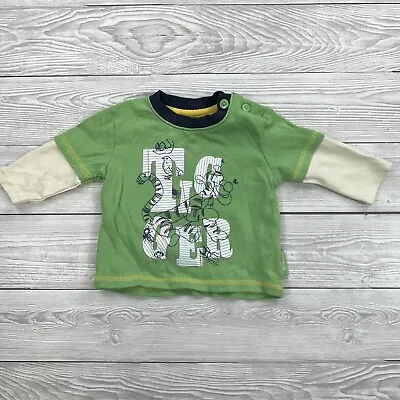 Buy Disney Baby George Top Green 1st Size Tigger Long Sleeve New Born T Shirt Casual • 7.95£