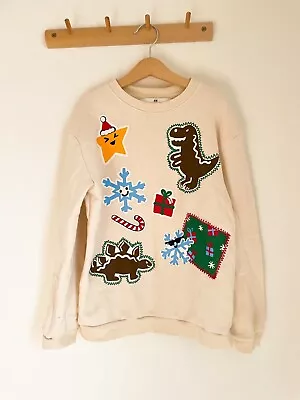 Buy H&M Boys Age 8-10 Christmas Jumper Worn Once • 4.50£