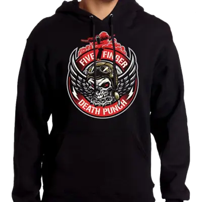 Buy Five Finger Death Punch - Bomber Patch Pullover Hoodie   Free Shipping • 38£