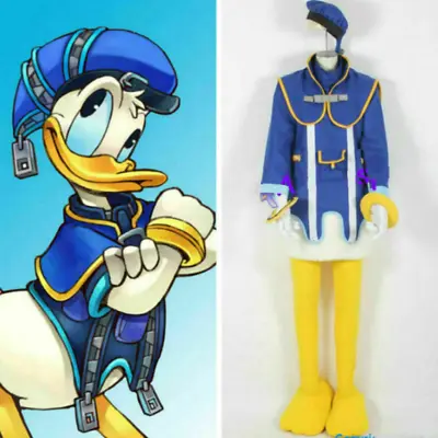 Buy Kingdom Hearts II Donald Duck Uniform Cosplay Costume Halloween Custom Made • 87.59£