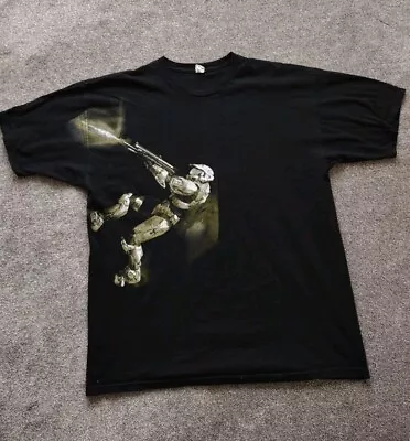 Buy Retro Halo 3 Promo T Shirt Master Chief Video Game AAA Allstyle Apparel C2007 XL • 100£