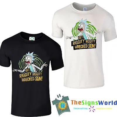 Buy Funny Rick And Morty Wrecked Son Poster Cool Ideal Gift Present Fashion Tshirt • 9.99£