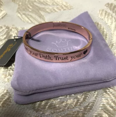 Buy Disney Couture Princess Pocahontas Rose Gold Adult Size Bracelet Engraved Signed • 39.99£