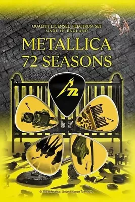 Buy Metallica - 72 Seasons  (new) (gift) Plectrum Pack Official Band Merch • 6.65£