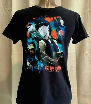 Buy TOKYO GHOUL Funimation T Shirt LARGE SLIM 17x23 Black Ken KANEKI Anime Manga • 9.49£