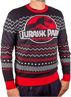 Buy Jurassic Park - Ugly Jurassic Logo Christmas Sweater S • 35.99£