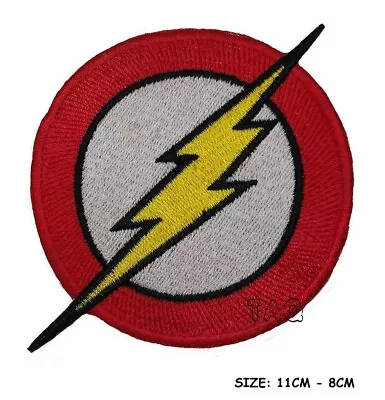 Buy Flash Embroidery Patch Iron Sew On Movie Comic Fashion Badge Cartoon • 2.49£
