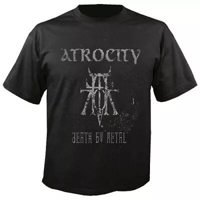 Buy Atrocity Death By Metal Tshirt Size Large Rock Metal Thrash Death Punk • 12£