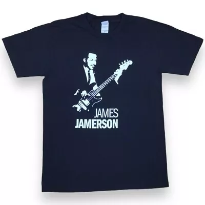 Buy James Jameson T Shirt Medium Black Tee Vintage Graphic Bass Band Tee • 22.50£