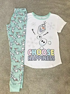 Buy NEW Ladies Disney Pyjamas Olaf Snowman Frozen Character Nightwear Lounge Wear • 14.99£