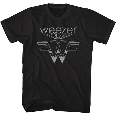 Buy Weezer Flying W Band Logo Men's T Shirt Rock Music Merch • 47.95£