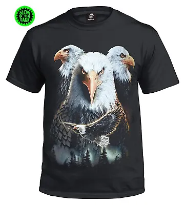 Buy SPIRIT EAGLES T-Shirt/Biker/Gift/Hawk/Eagle/Wild/Hunter/Xmas/XS - 3XL/Top/Tee • 14.95£