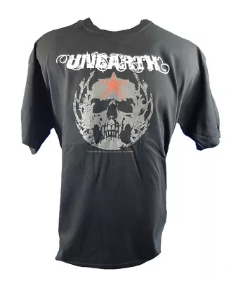 Buy Unearth - Grey Skull T-Shirt - Band T-Shirt - Official Merch • 14.62£
