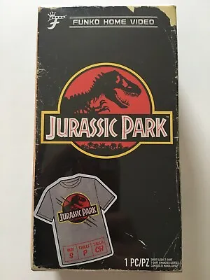 Buy IN HAND Funko Home Video Jurassic Park T-Shirt VHS Small S Vintage Jurassic Park • 16.94£
