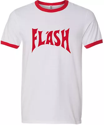 Buy Flash T Shirt As Worn By, Freddie Mercury, Geek, Party, Cult, 80's, All Sizes • 10.55£