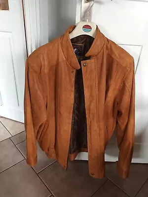 Buy Samo Cuir Mens XL Tan/Light Brown Leather Jacket • 25.99£