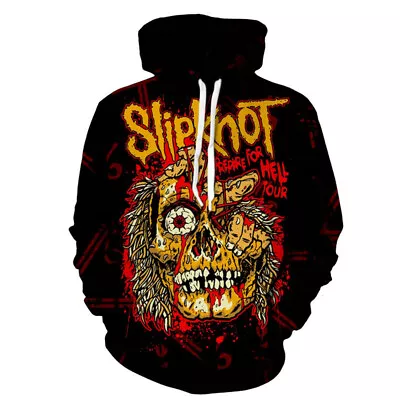 Buy SlipKnot Hoodies Coat Sports Outwear Hooded Sweatshirt Football Jackets Gifts • 43.19£