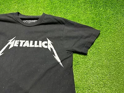 Buy Metallica Tour Band Women's Graphic Tee Size Small Black • 18.95£