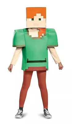 Buy Girls Official Alex Minecraft Costume Size M Kids Halloween Fancy Dress 7 - 8 Yr • 39.99£