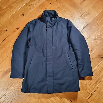 Buy UNIQLO Hybrid Down Mens Black Parka Style Smart Jacket Coat - Size Medium M • 69.99£