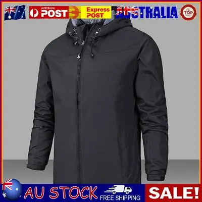 Buy Unisex Bomber Jacket Hooded Breathable Jackets Tactical Coat (Black XXXL Male) • 18.31£
