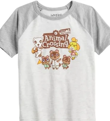 Buy ANIMAL Crossing Shirt Boys 7 NeW Animal Crossing T-Shirt Raglan Sleeves NWT  • 14.95£