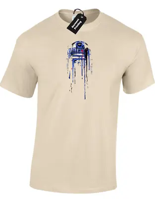 Buy Dripping R2d2 Mens T Shirt Tee Star Jedi Wars Droids Skywalker Yoda Cool Banksy • 8.99£