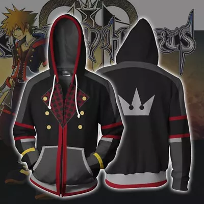 Buy Game Kingdom Hearts Hoodie Cosplay Anime Clothing Adult Sweatshirt Jacket Coat • 28.44£