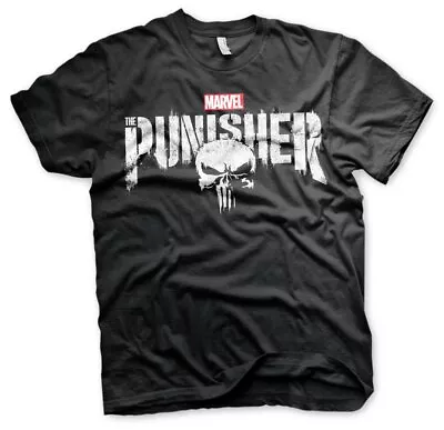 Buy THE PUNISHER - Distressed Logo - T-Shirt (S) NEW • 18.63£