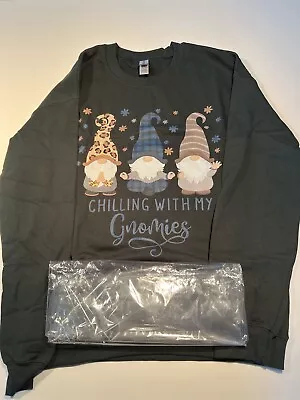 Buy Christmas Jumper - Chilling With My Gnomies BRAND NEW - Size Medium  • 11.99£