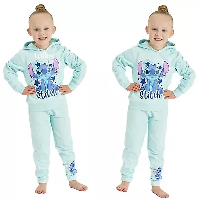 Buy Girls Disney Lilo & Stitch Personalised Hoodie Jogger Bottoms Tracksuit Hoody • 28.95£
