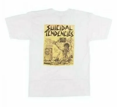 Buy Dogtown X Suicidal Tendencies - Punk Flyer - White T Shirt - S M L - New Skates • 19.95£