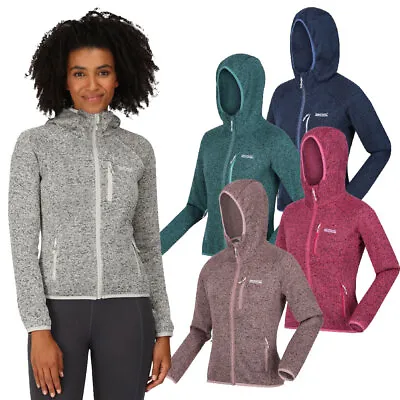 Buy Regatta Womens Hood Newhill Full Zip Hooded Breathable Fleece Jacket • 21.54£
