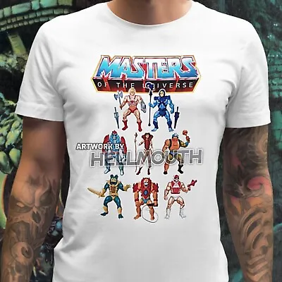 Buy Masters Of The Universe Figure T-shirt - Men Women Sizes S-XXL 1982 Wave 1 Retro • 15.99£
