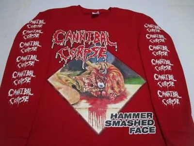Buy CANNIBAL CORPSE Hammer Smashed Face  LONG SLEEVE XTRA-LARGE BROKEN HOPE • 27.60£