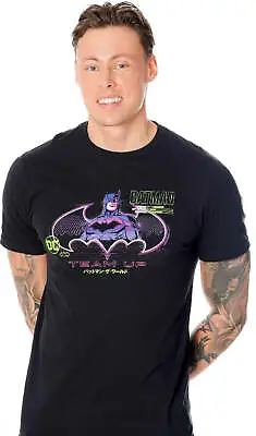Buy Batman Anime Matrix Grid T-shirt Adults Black Top Tee Mens Ladies Superhro • 14.99£