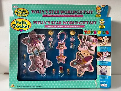 Buy Vintage Bluebird Polly Pocket Polly's Star World Gift Set Toys'R'Us Exculsive • 1,000£