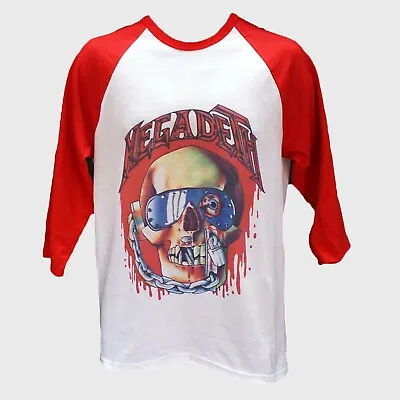 Buy Megadeth Rock Metal Long Sleeve Baseball T-shirt Unisex S-3XL • 18.99£
