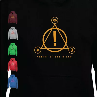 Buy Men Inspired Panic At The Disco Pullover Triangles Cool Hoodie Christmas Gift • 16.99£