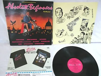 Buy Absolute Beginners, Soundtrack,1986(david Bowie,sade+)merch Insert,vg+ Condition • 10.99£