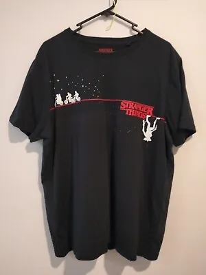 Buy Stranger Things Upside Down  T Shirt Size XL • 6.27£