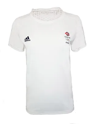 Buy Adidas Team GB T Shirt Womens 16 Or 18 Great Britain Olympics Running Gym Top • 9.99£