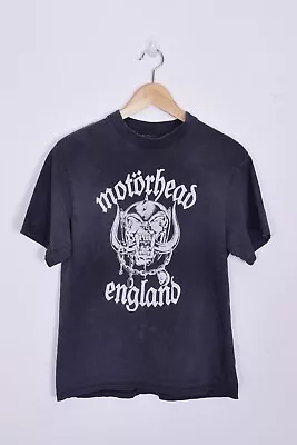 Buy Vintage 80s Motörhead Black Print T Shirt Size Small • 130£