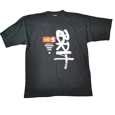 Buy Sierra Teez Ultra Mens T Shirt Britannia Music Club Awards 96 Black Size XL • 19.99£