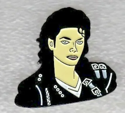 Buy Michael Jackson Pin Badge. Bad Leather Jacket Design. Metal. Enamel.  • 2£