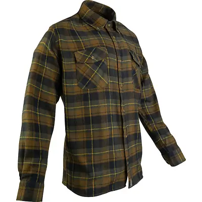Buy Jack Pyke Flannel Shirt Brown Check Pattern Country Hunting Shooting • 22.95£