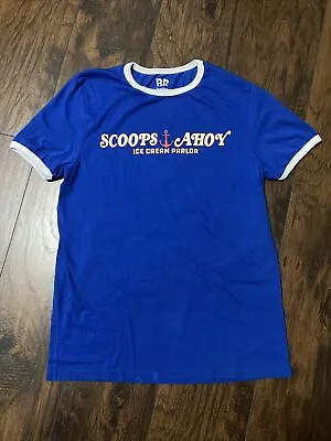 Buy Baskin Robbins Blue Scoops Ahoy Stranger Things T-Shirt Tee Shirt Size Medium M • 23.70£